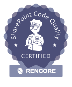 Rencore Code Quality Assurance Certification program