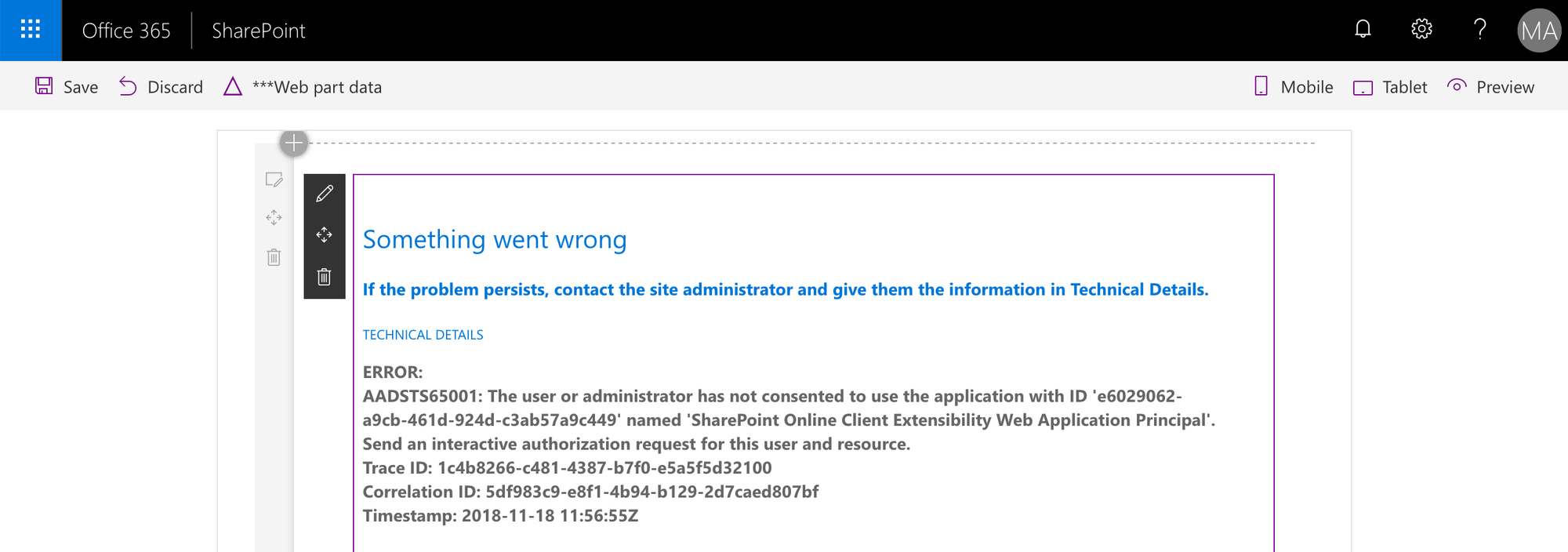 Common issues when working with SharePoint Framework API permissions