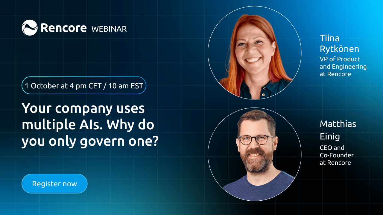 Your company uses multiple AIs already. Why do you only govern one?